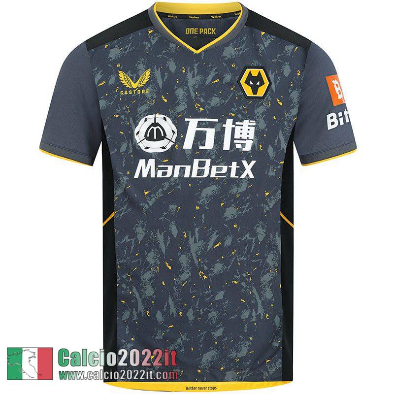 Seconda Wolverhampton Wanderers Maglia Calcio Uomo 2021 2022