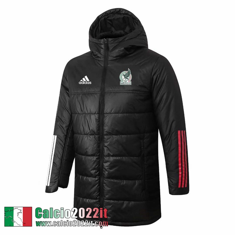 Piumino Calcio Cappuccio Messico Nero Uomo 2022 2023 DD100