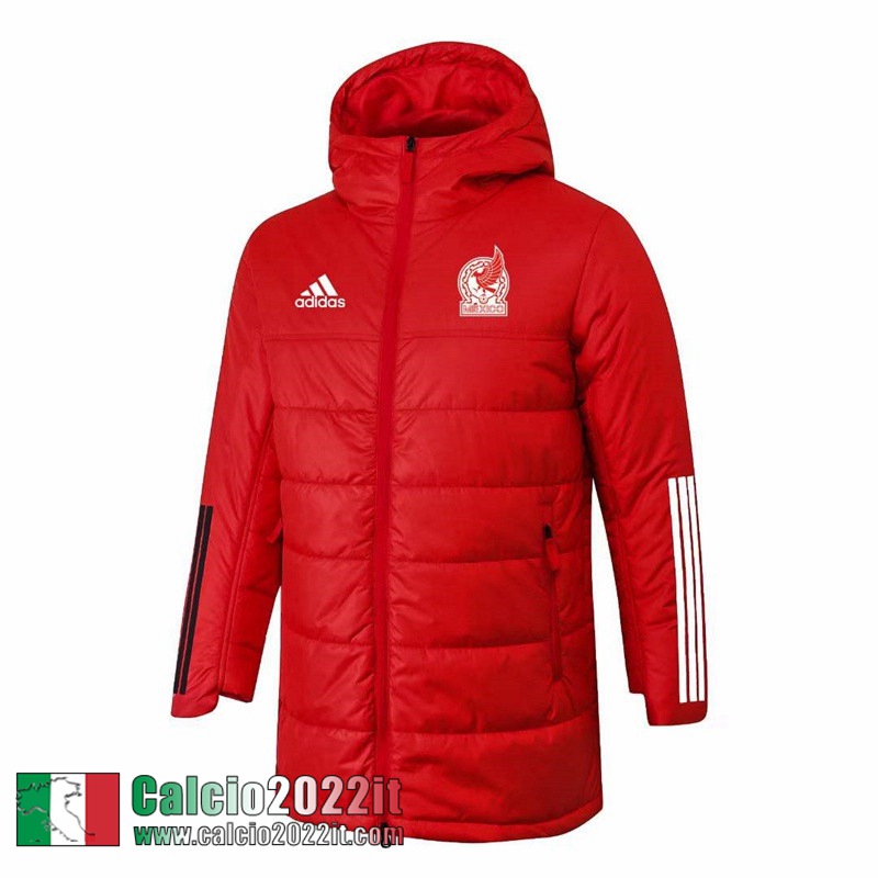 Piumino Calcio Cappuccio Messico rosso Uomo 2022 2023 DD134