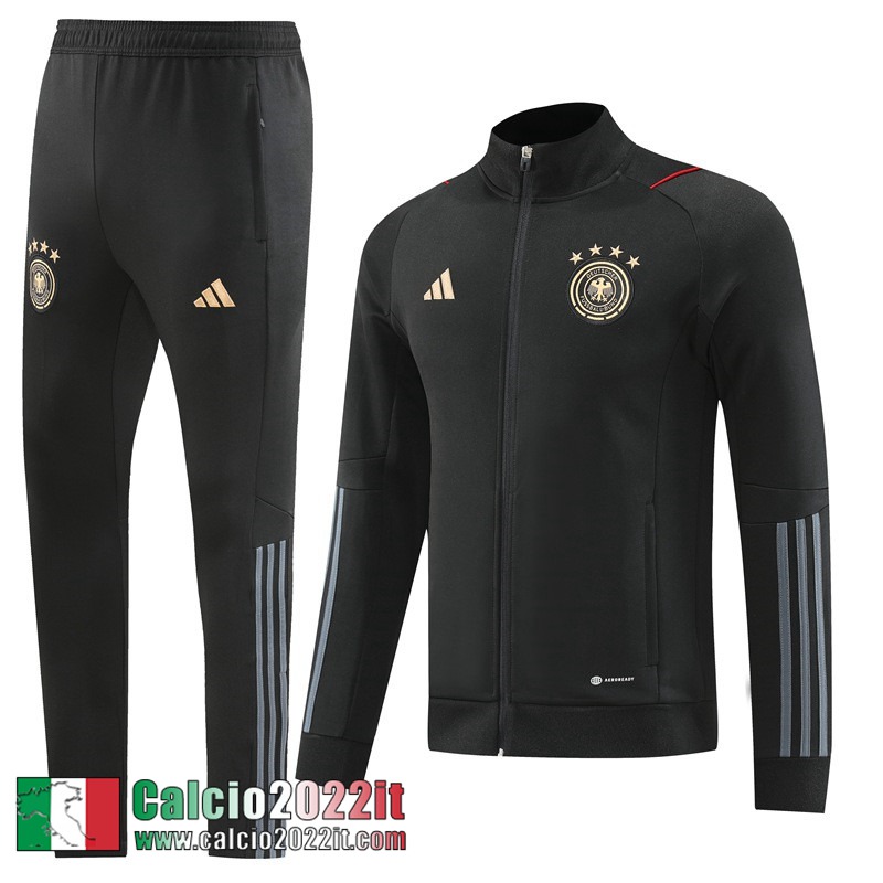 Full Zip Giacca Germania Nero Uomo 2022 2023 JK550