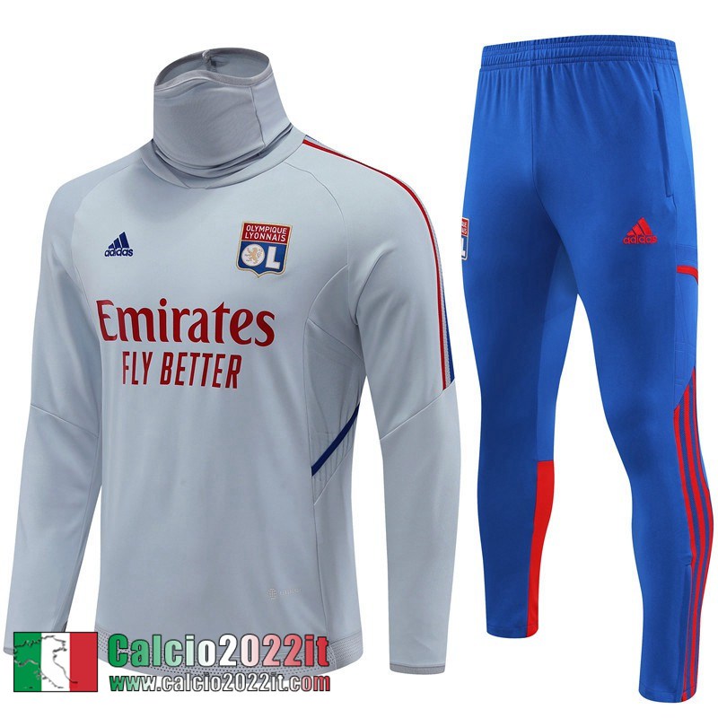 Tute Calcio Lione Grigio Uomo 2022 2023 TG503