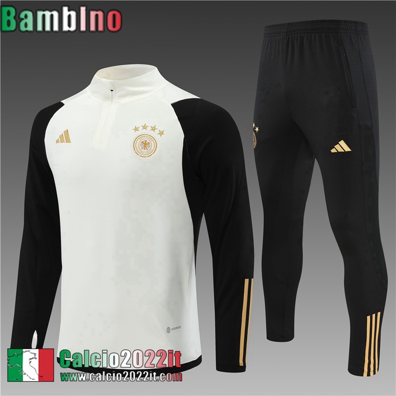 Tute Calcio Germania Bianco Bambini 2022 2023 TK424