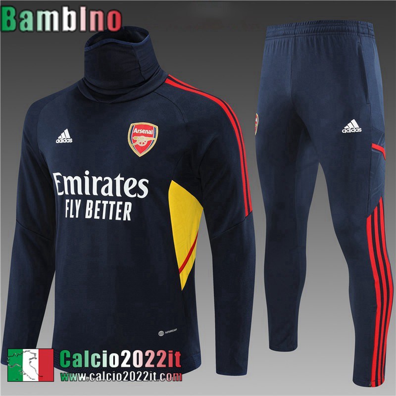 Tute Calcio Arsenal blu Bambini 2022 2023 TK426