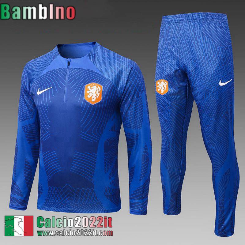 Tute Calcio The Tangerines blu Bambini 2022 2023 TK438