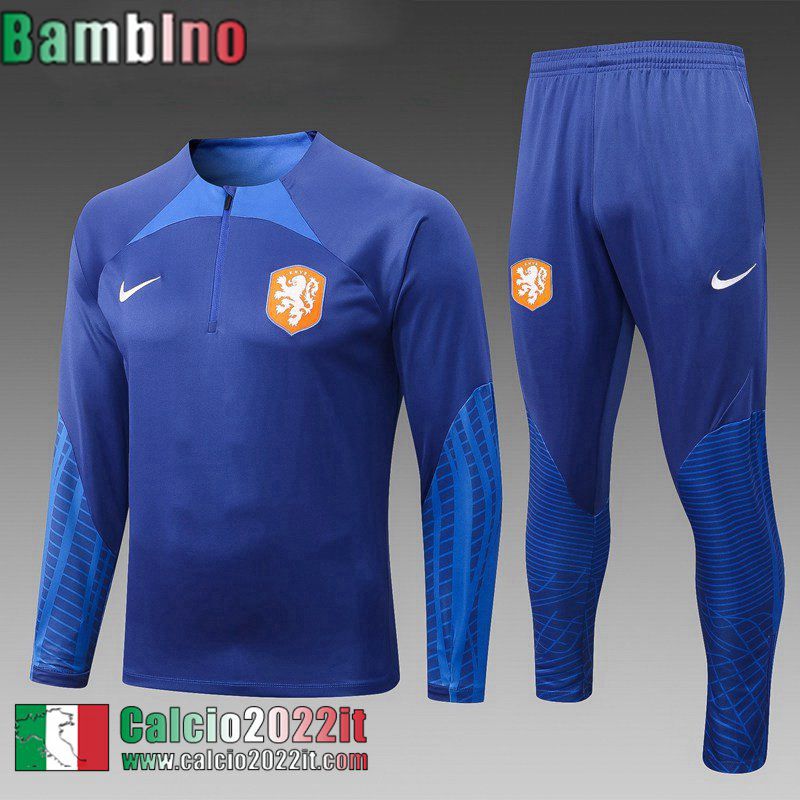 Tute Calcio The Tangerines blu Bambini 2022 2023 TK478