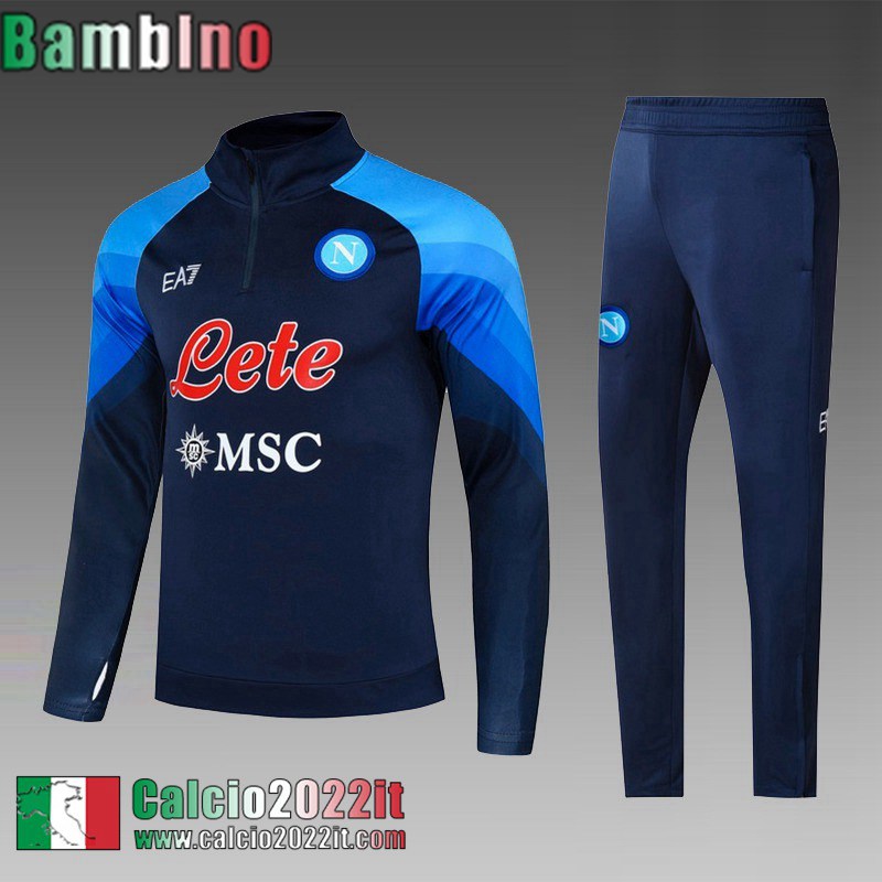 Tute Calcio Napoli blu Bambini 2022 2023 TK485