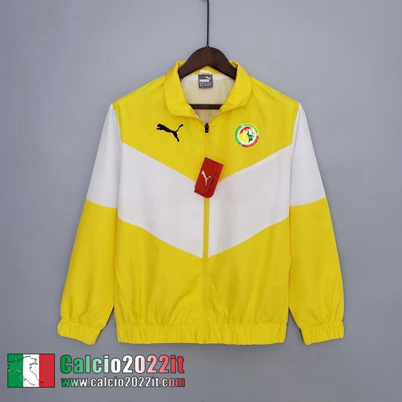 Giacca a vento Cappuccio Senegal giallo Uomo 2022 2023 WK187