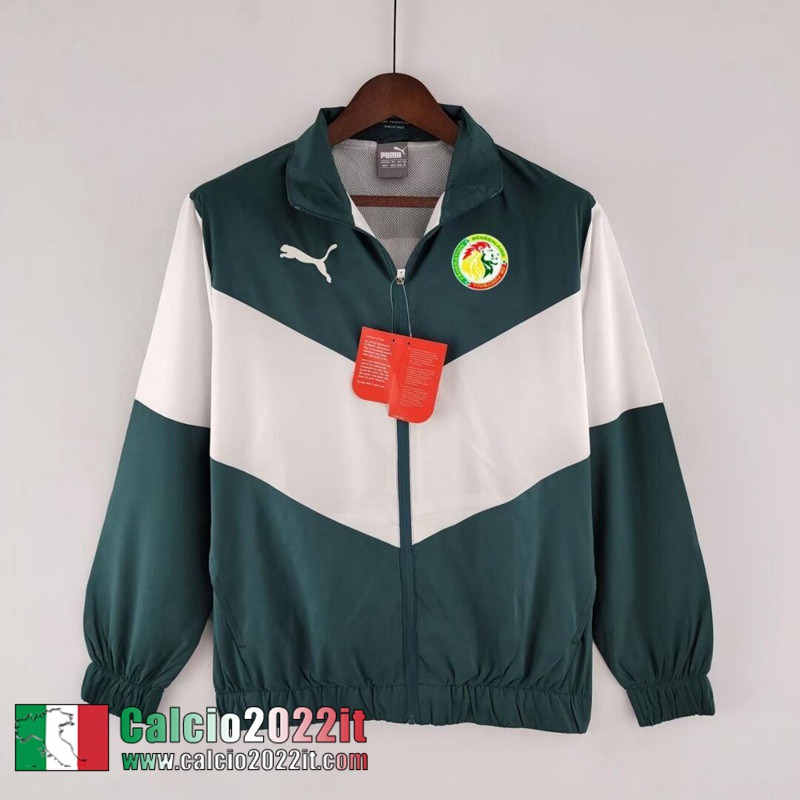 Giacca a vento Cappuccio Senegal verde Uomo 2022 2023 WK195