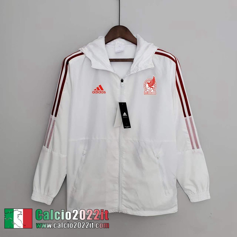 Giacca a vento Cappuccio Liverpool Bianco Uomo 2022 2023 WK158