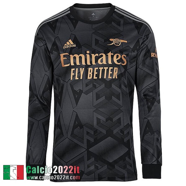 Maglia Calcio Arsenal Seconda Uomo Manga Larga 2022 2023