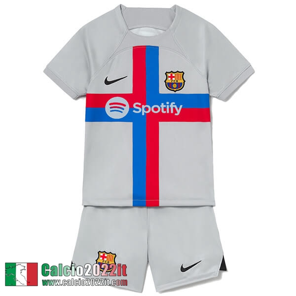 Maglia Calcio Barcellona Terza Bambini 2022 2023