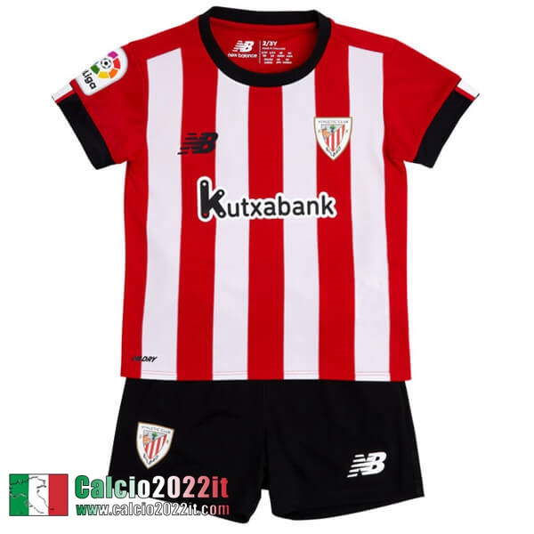 Maglia Calcio Athletic Bilbao Prima Bambini 2022 2023