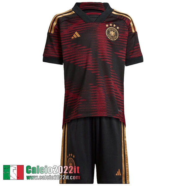 Maglia Calcio Germania Seconda Bambini 2022 2023