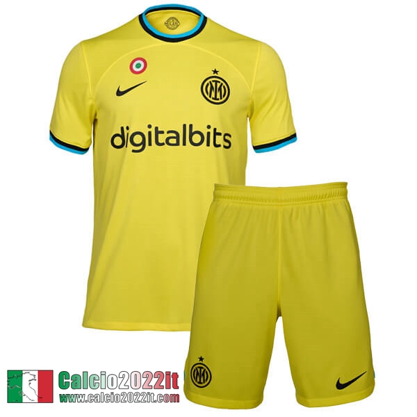 Maglia Calcio Inter Milan Terza Bambini 2022 2023