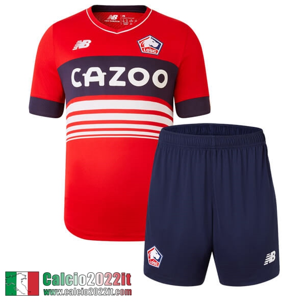 Maglia Calcio Lille OSC Prima Bambini 2022 2023