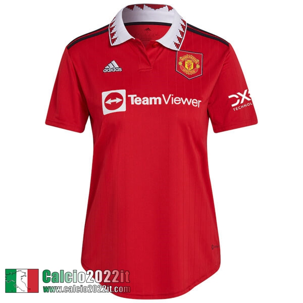 Maglia Calcio Manchester United Prima Donna 2022 2023