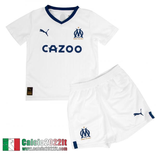 Maglia Calcio Olympique Marsiglia Prima Bambini 2022 2023