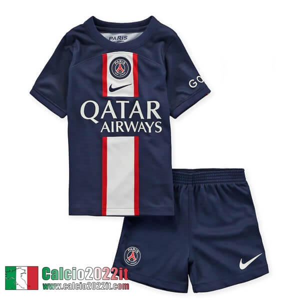 Maglia Calcio PSG Prima Bambini 2022 2023