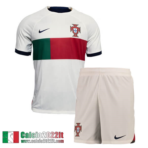 Maglia Calcio Portogallo Seconda Bambini 2022 2023