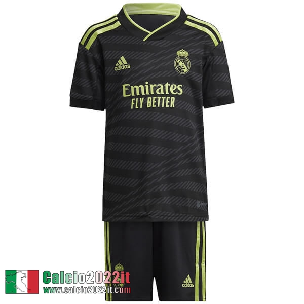 Maglia Calcio Real Madrid Terza Bambini 2022 2023