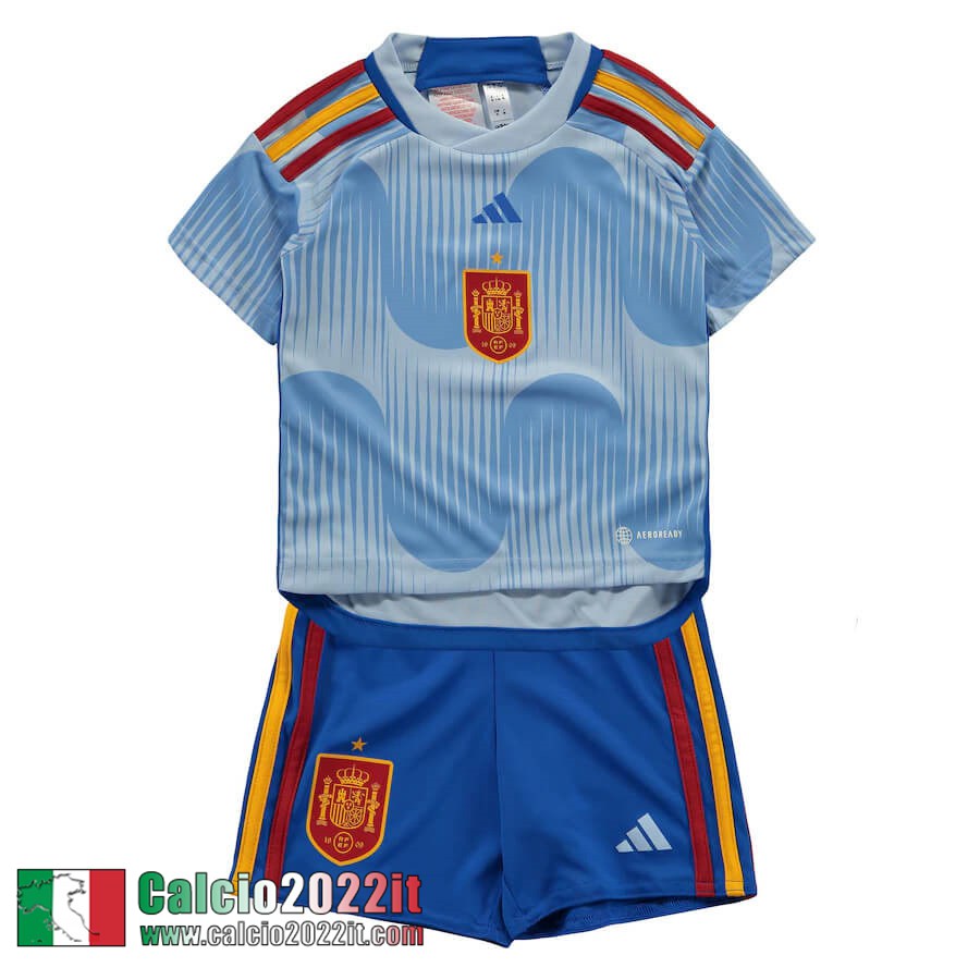 Maglia Calcio Spagna Seconda Bambini 2022 2023