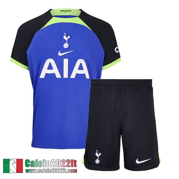 Maglia Calcio Tottenham Hotspur Seconda Bambini 2022 2023