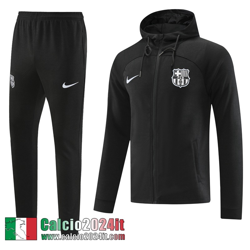 Barcellona Full Zip Giacca Nero Uomo 22 23 JK597