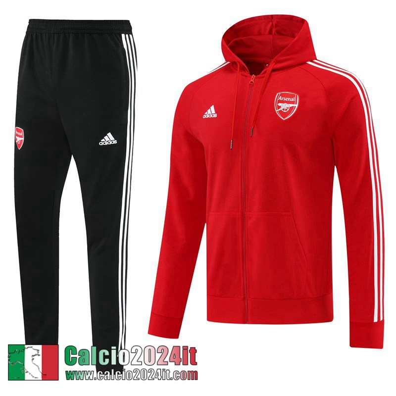 Arsenal Full Zip Giacca rosso Uomo 22 23 JK599