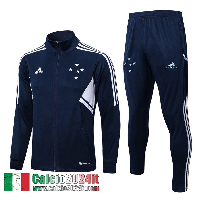 Cruzeiro Full Zip Giacca blu navy Uomo 22 23 JK603