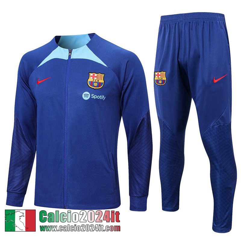 Barcellona Full Zip Giacca blu Uomo 22 23 JK621