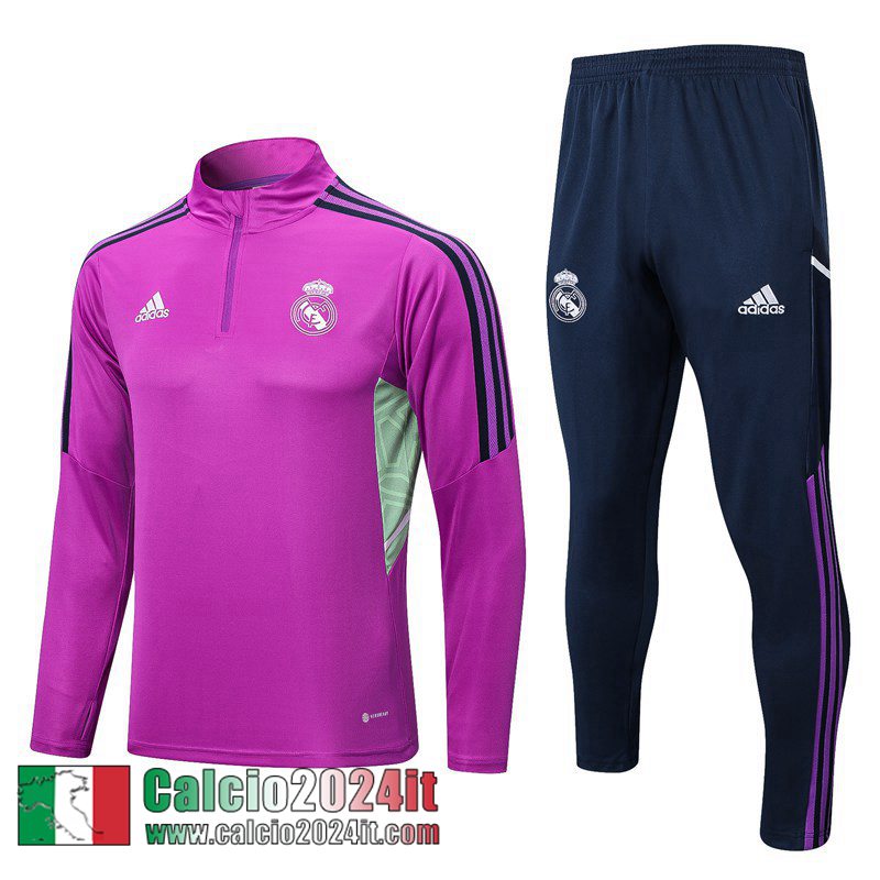 Real Madrid Tute Calcio Porpora Uomo 22 23 TG560