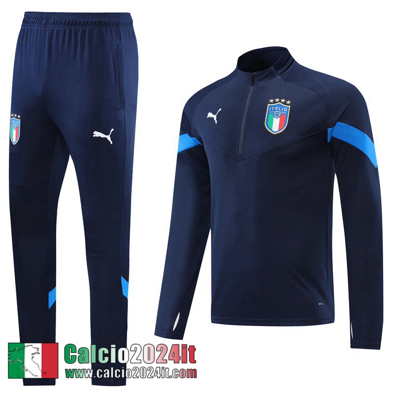 Italia Tute Calcio blu navy Uomo 22 23 TG578