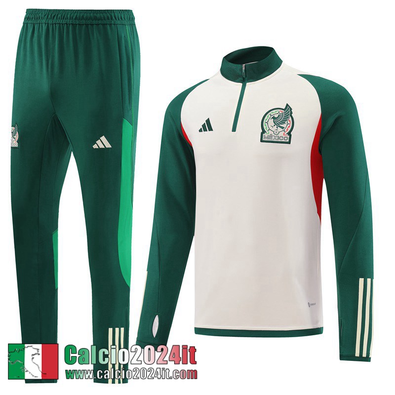 Messico Tute Calcio bianco crema Uomo 22 23 TG581