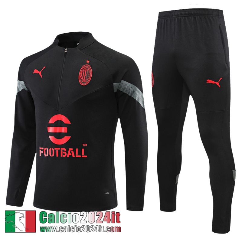 AC Milan Tute Calcio Nero Uomo 22 23 TG585