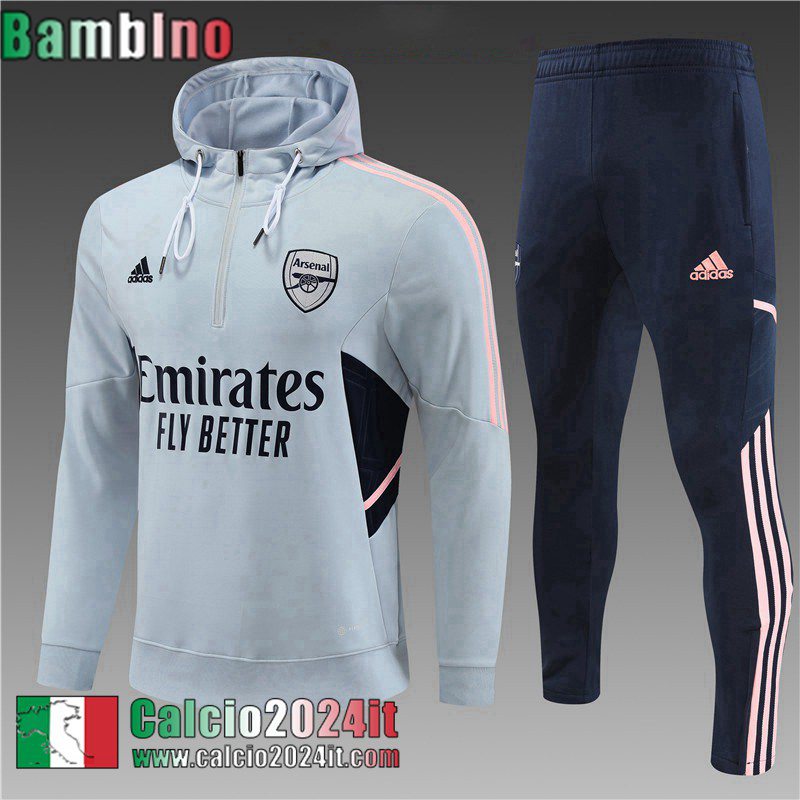 Arsenal Felpa Sportswear grigio Bambini 22 23 TK490