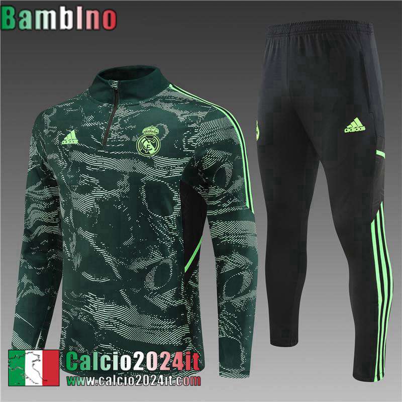 Real Madrid Tute Calcio camuffare Bambini 22 23 TK501