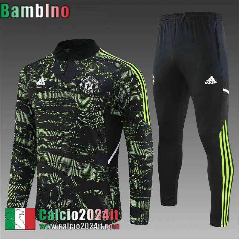 Manchester United Tute Calcio camuffare Bambini 22 23 TK503