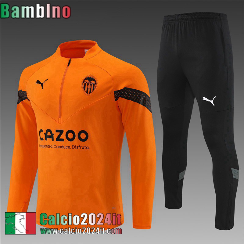 Valencia Tute Calcio arancia Bambini 22 23 TK504