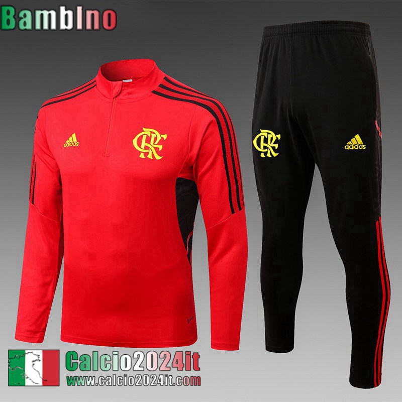 Flamengo Tute Calcio rosso Bambini 22 23 TK517