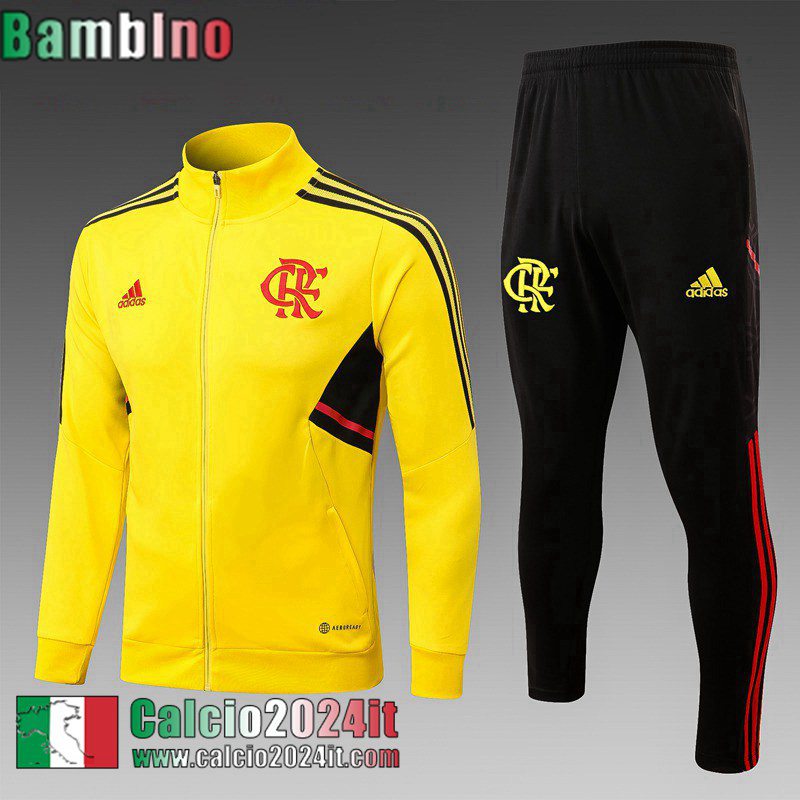 Flamengo Full Zip Giacca giallo Bambini 22 23 TK520