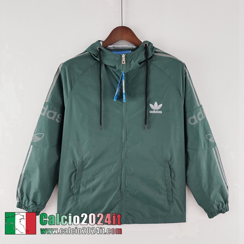 Sport Giacca a vento Cappuccio verde Uomo 22 23 WK206