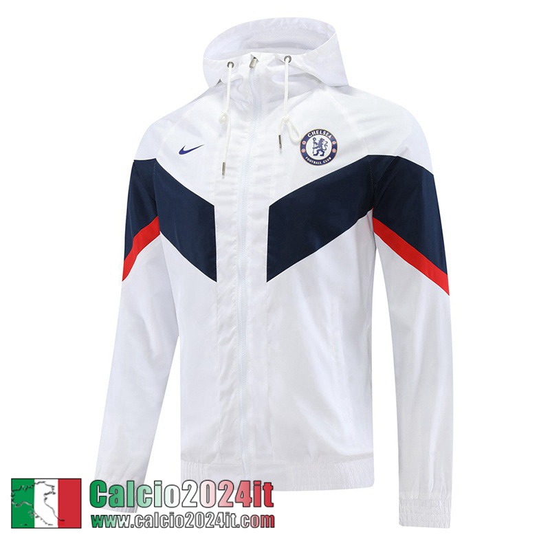 Chelsea Giacca a vento Cappuccio Bianco Uomo 22 23 WK224