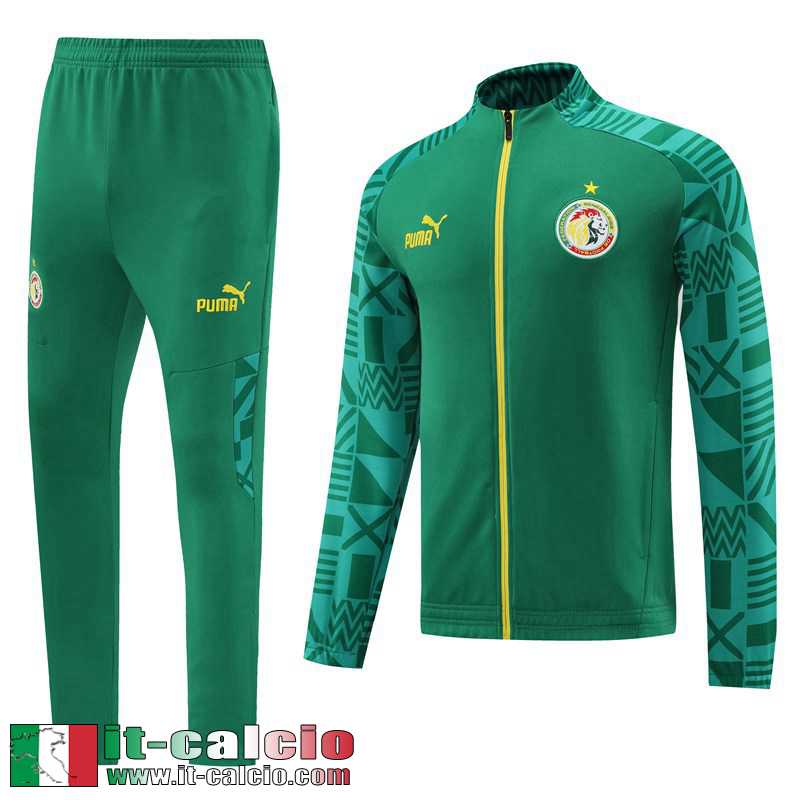 Full Zip Giacca Senegal verde Uomo 2022 2023 JK644