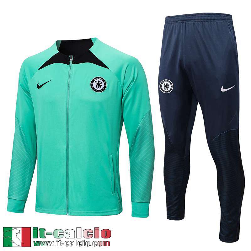 Full Zip Giacca Chelsea verde Uomo 2022 2023 JK654