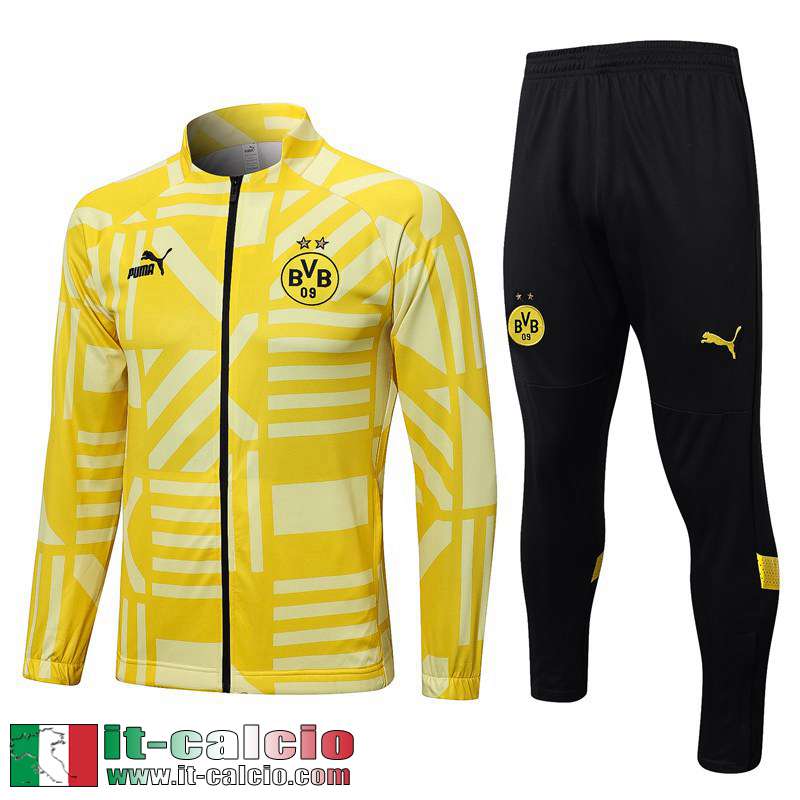 Full Zip Giacca Dortmund giallo Uomo 2022 2023 JK655