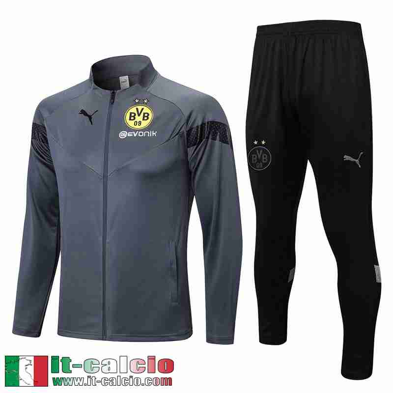 Full Zip Giacca Dortmund grigio Uomo 2022 2023 JK662