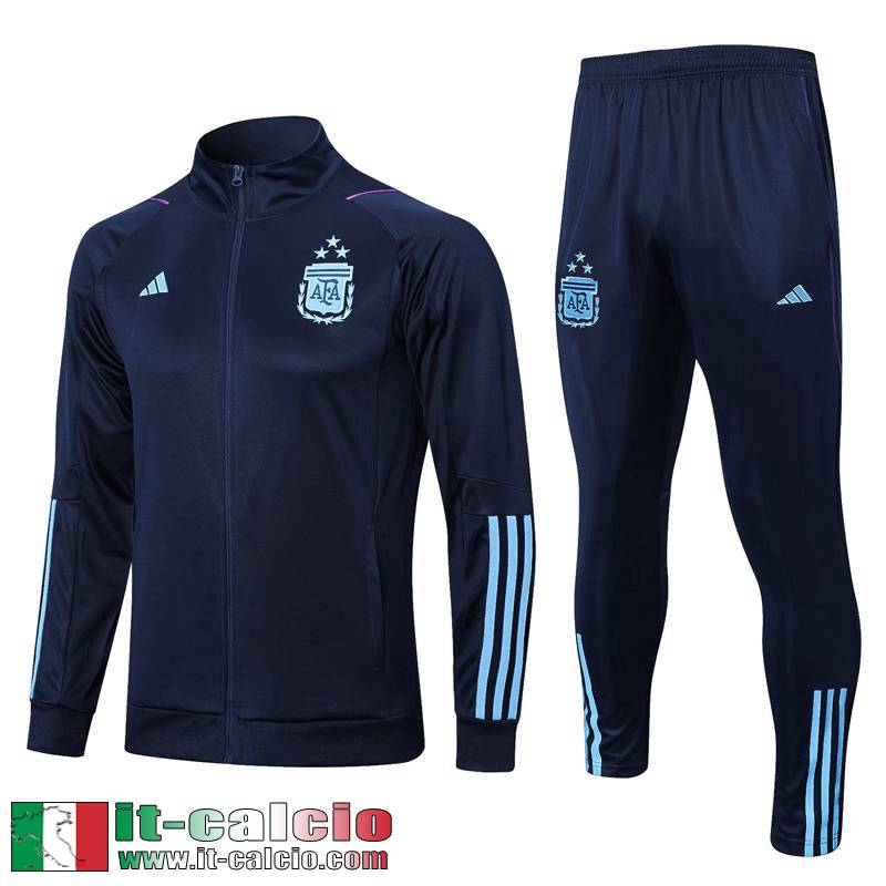 Full Zip Giacca Argentine blu navy Uomo 2022 2023 JK667