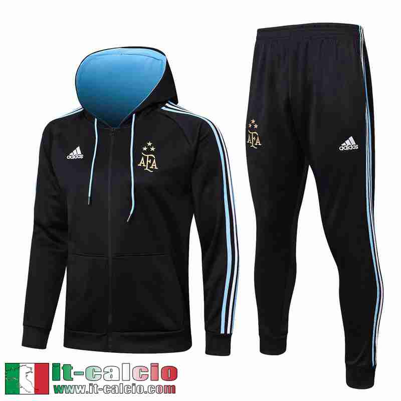 Full Zip Giacca Argentine nero Uomo 2022 2023 JK674