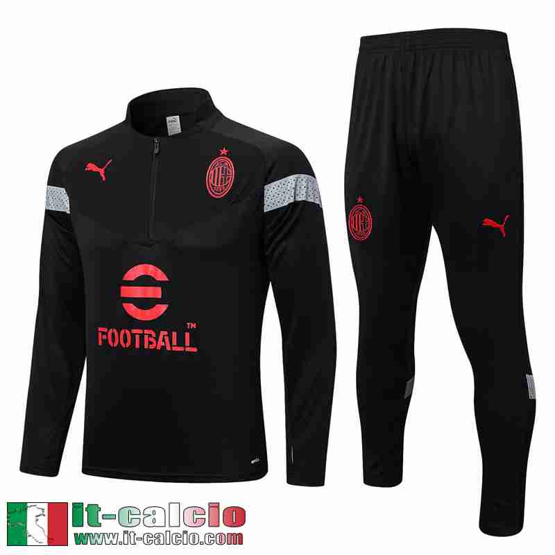 Tute Calcio AC Milan nero Uomo 2022 2023 TG619