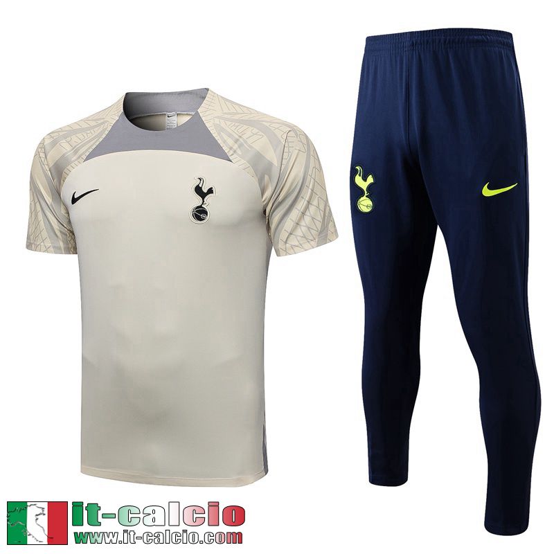 Tute Calcio T Shirt Tottenham Hotspur giallo chiaro Uomo 2022 2023 TG634